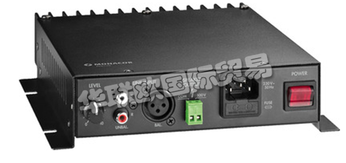 德國MONACOR公司主要供應(yīng)：德國MONACOR放大器,MONACOR功率放大器，揚聲器，音量控制器，電纜，連接電纜，測試儀，電纜測試儀，數(shù)字萬用表，照度計等產(chǎn)品。