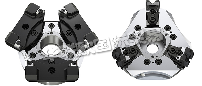 雄克氣缸卡爪為車(chē)削應(yīng)用注入了新的活力。抓取系統(tǒng)和夾持技術(shù)的領(lǐng)導(dǎo)者雄克可提供全世界類(lèi)型最廣泛的標(biāo)準(zhǔn)卡爪，其中也包括各種型號(hào)的嵌入爪和夾持毛坯件的階梯式卡爪。