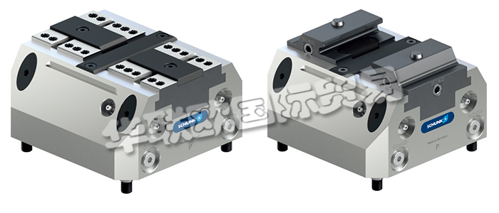 雄克二爪氣缸中的TANDEM系列氣動夾具可在受限空間內(nèi)實現(xiàn)高夾持力。廣泛的產(chǎn)品范圍，其中包括氣動夾具，具有標準夾爪行程、長行程、利用固定夾爪進行夾持、卡爪快換系統(tǒng)或感應(yīng)式卡爪監(jiān)控，始終提供最適合您應(yīng)用的產(chǎn)品。雄克二爪氣缸有極其緊湊的設(shè)計，高達 55 kN 的極高夾持力，夾持力可通過氣壓調(diào)節(jié)，中央機床側(cè)中央潤滑，標配為兩個爪接口。